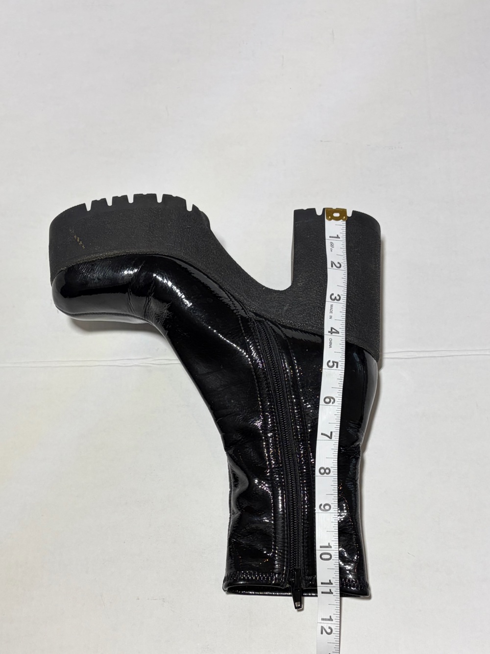 Jeffrey Campbelll Platform Square Toe Boots - Picture 10 of 11